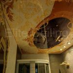 Натяжной потолок с фотопечатью в ванной, Кишинев, ул. Индепенденций